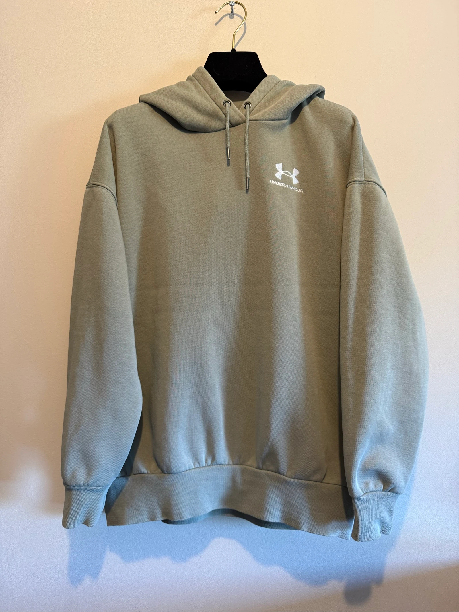 Sweat hoodie Under Armour homme XS oversize kaki vert sauge